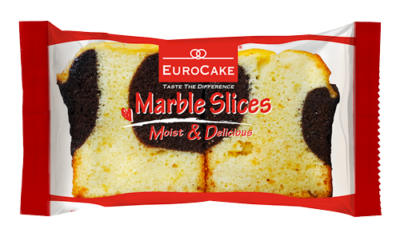 Euro Cake, Pastel de Mármol, 5.08 oz. [Pack de 1 pieza]